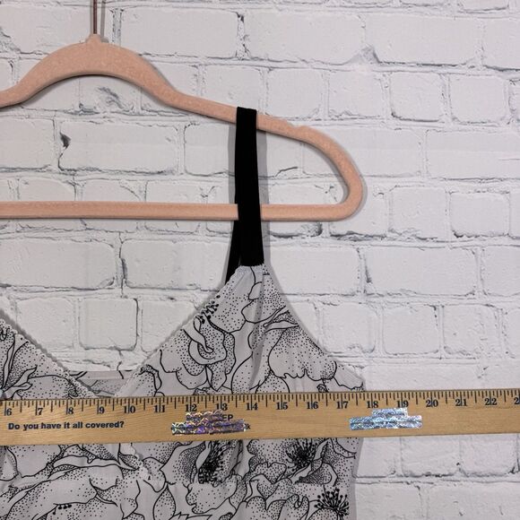 Y2K Camisole Stretch Cottage Fairy Size Large Sweatheart Babydoll Floral Top - Picture 5 of 6